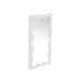 Savanna White Wavy Shaped Full Length Mirror