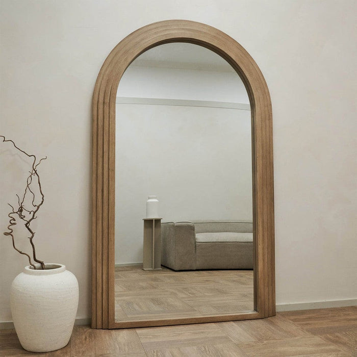 Simone Natural Arched Wall Mirror