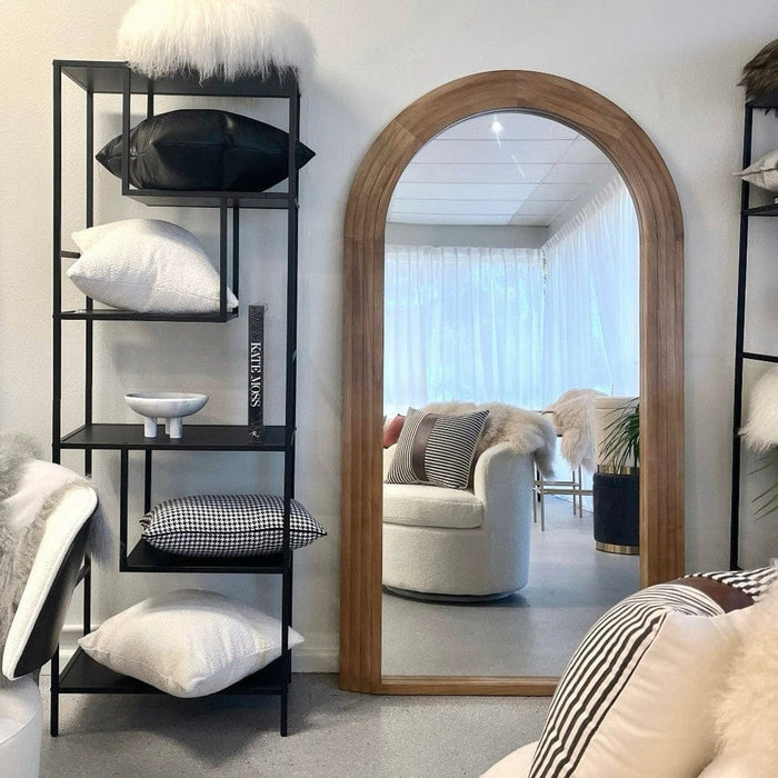 Simone Natural Arched Wall Mirror