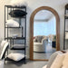 Simone Natural Arched Wall Mirror