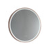 Sphere Bronze Round Frontlit LED Bathroom Mirror