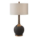 Uttermost Arnav Textured Black Lamp