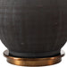 Uttermost Arnav Textured Black Lamp