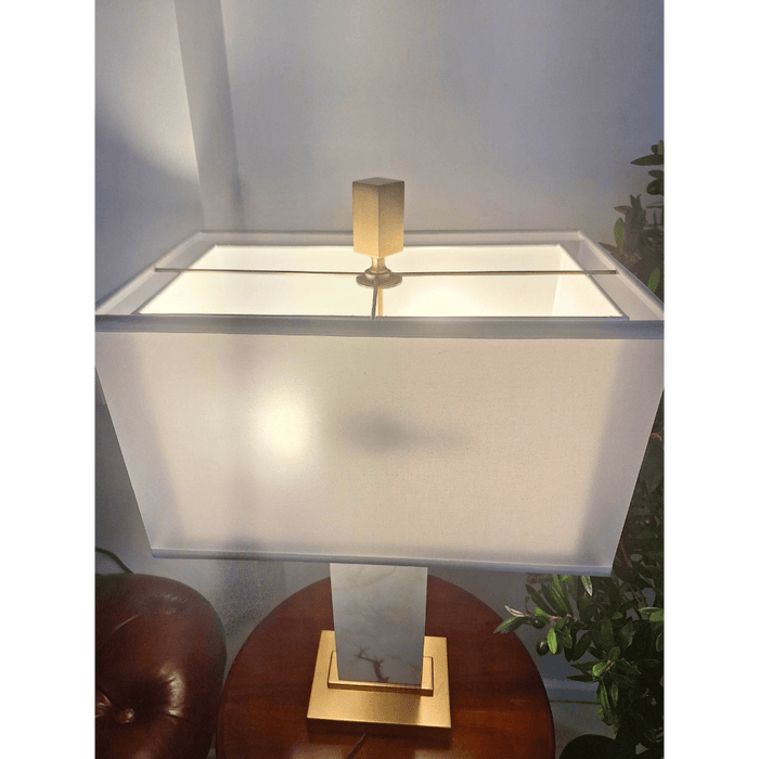 Uttermost Athanas Alabaster Lamp