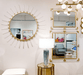 Uttermost Balkan Square Gold Wall Mirror