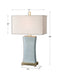 Uttermost Cantarana Blue Gray Table Lamp