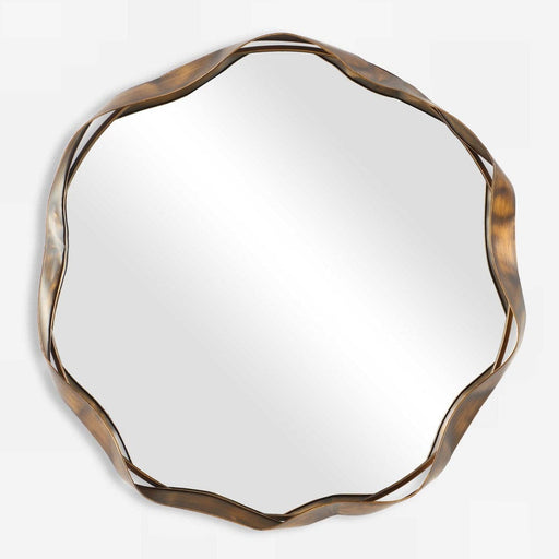 Uttermost Catch The Wave Round Mirror