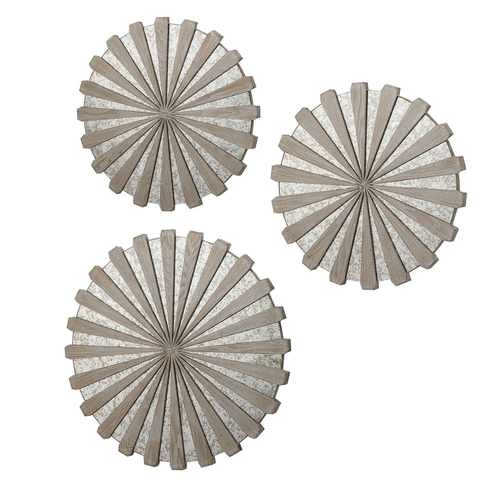 Uttermost Wall Art Decor SHINE MIRRORS AUSTRALIA   Uttermost Daisies Mirrored Wall Decor Set Of 3 38911237161206 998x998 