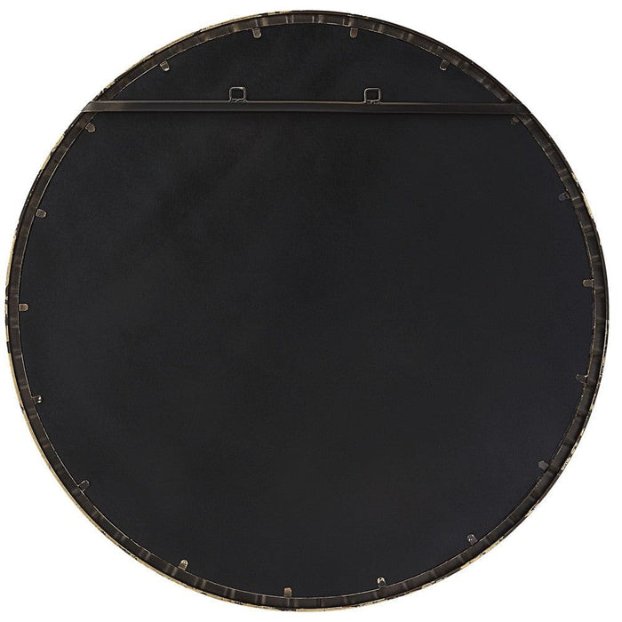 Uttermost Dandridge Gold Round Wall Mirror