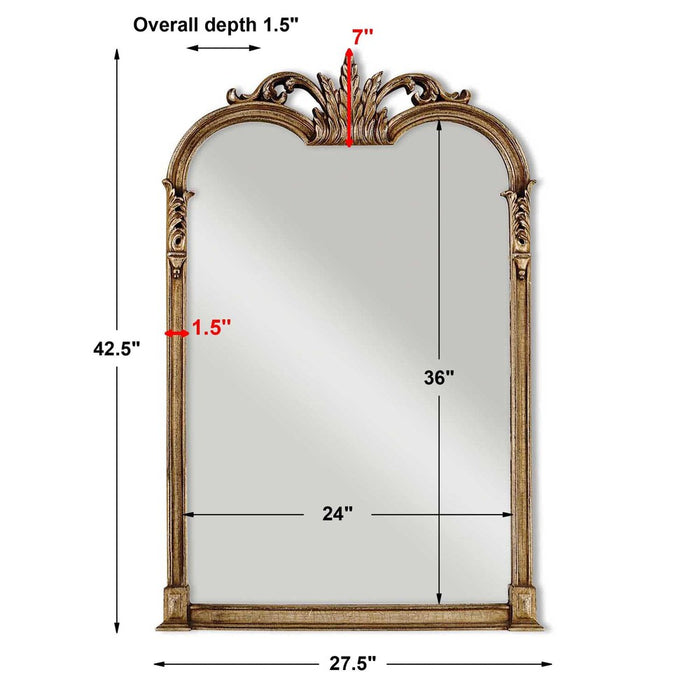 Uttermost Jacqueline Arched Wall Mirror