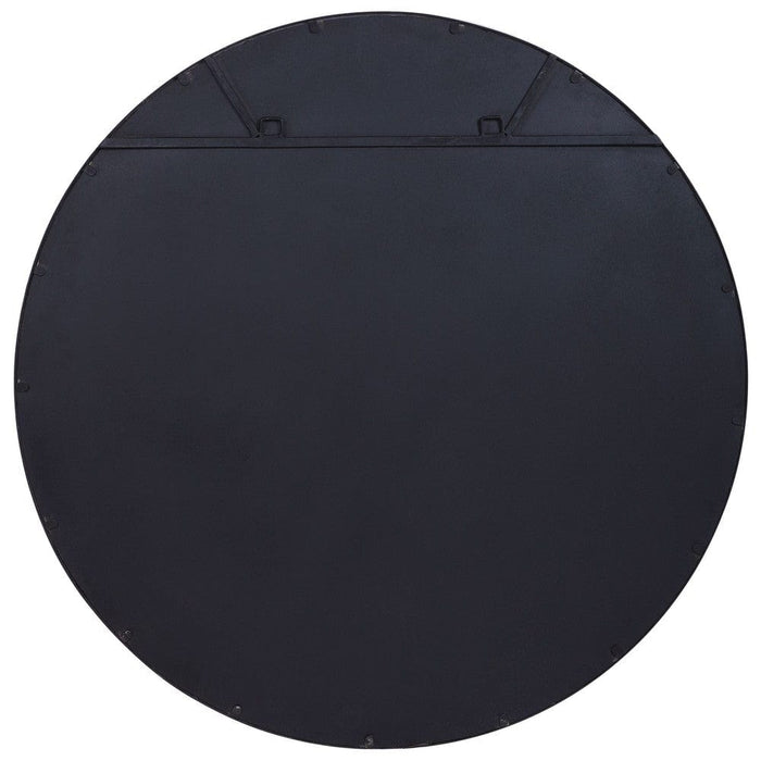 Uttermost Junius Black Round Wall Mirror