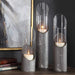 Uttermost Karter Iron & Glass Candleholders, Set of 3