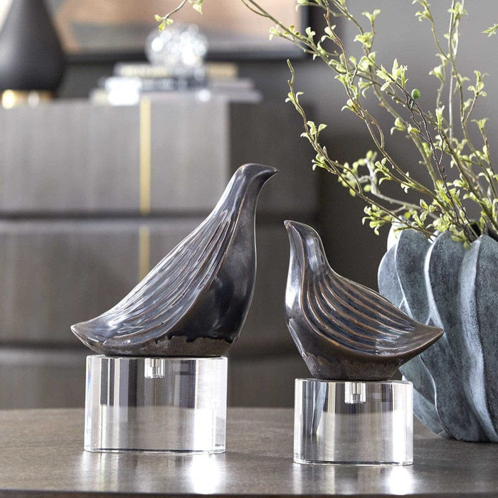 Uttermost Nesting Bird Sculptures - Set of 2