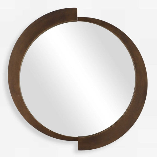 Uttermost Reverse Round Bronze Mirror