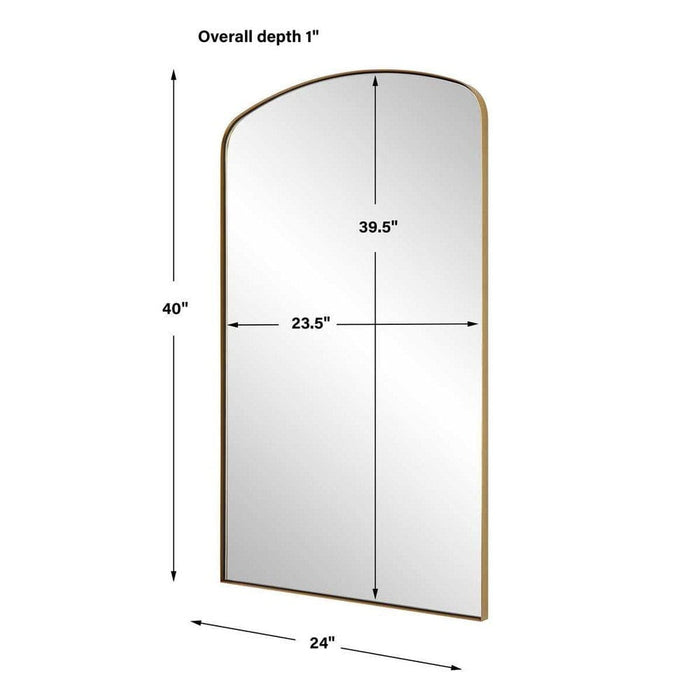 Uttermost Tordera Brass Arch Mirror