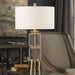 Uttermost Vaiga Glass Column Lamp