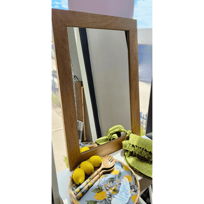 Valeno Wooden Wall Mirror