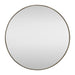 Veronica Round Wall Mirror - Antique Silver