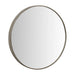 Veronica Round Wall Mirror - Antique Silver