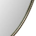 Veronica Round Wall Mirror - Antique Silver