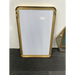 Viola Brushed Brass Gold Wall Mirror