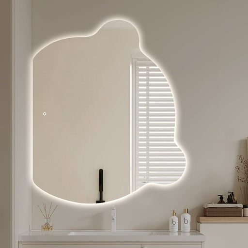 Vivian Halo LED Accent Mirror - Left Hand Side