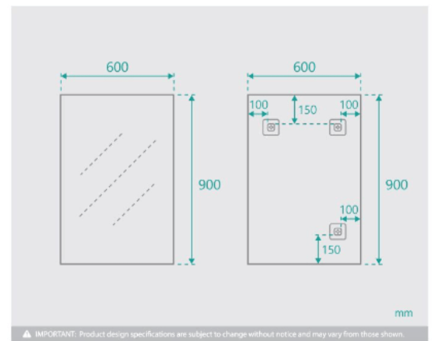 Wilbert Pencil Edge Rectangle Wall Mirror