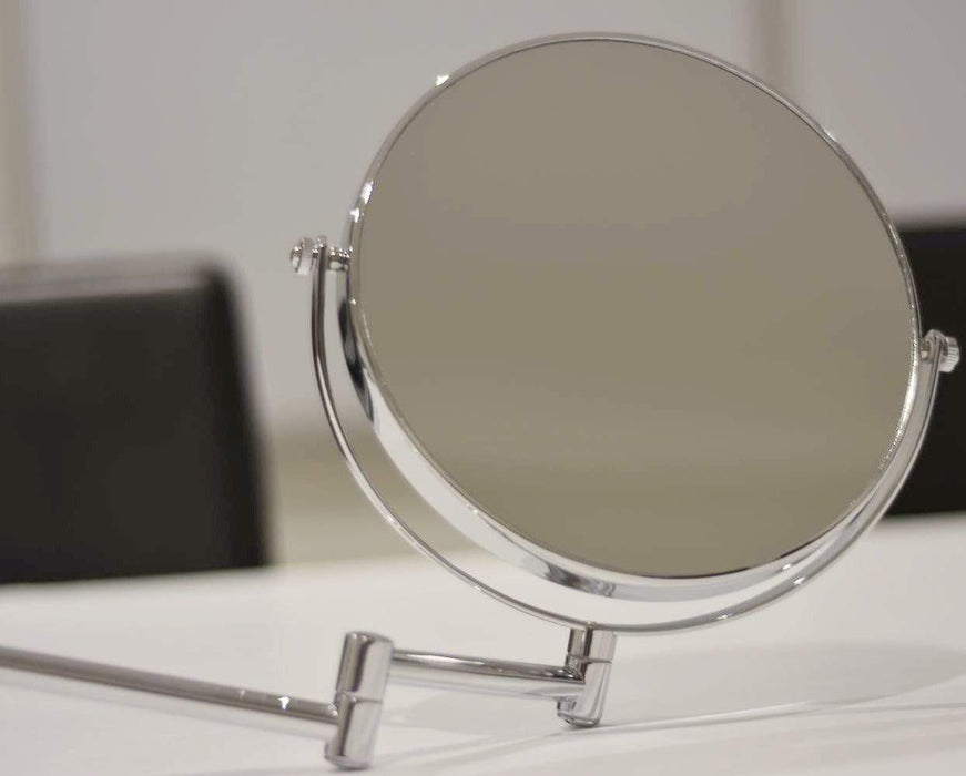 Ablaze Wall Mounted Shaving Mirror with 10x Magnification — SHINE MIRRORS  AUSTRALIA