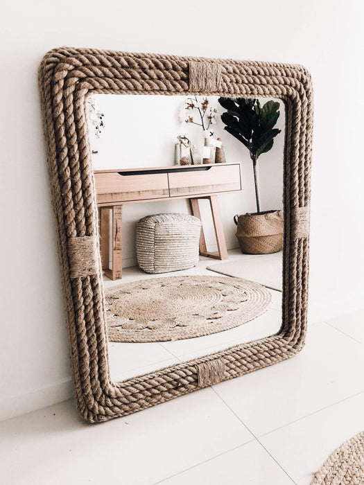 Adira Rope Wall Mirror - SHINE MIRRORS AUSTRALIA