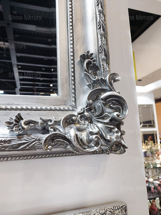 Aletha Wall Mirror Silver - SHINE MIRRORS AUSTRALIA