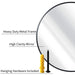 Bridie Round Wall Mirror