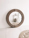 Delmar Natural Round Wall Mirror - SHINE MIRRORS AUSTRALIA