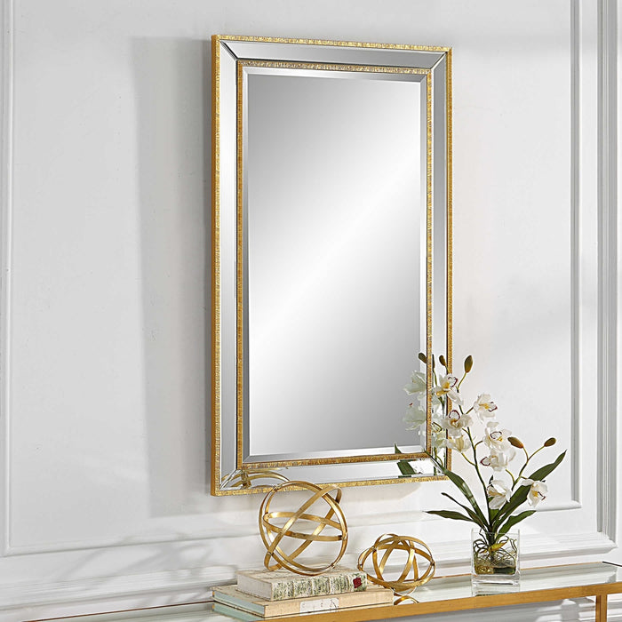 Dimitri Gold Wall Mirror - SHINE MIRRORS AUSTRALIA