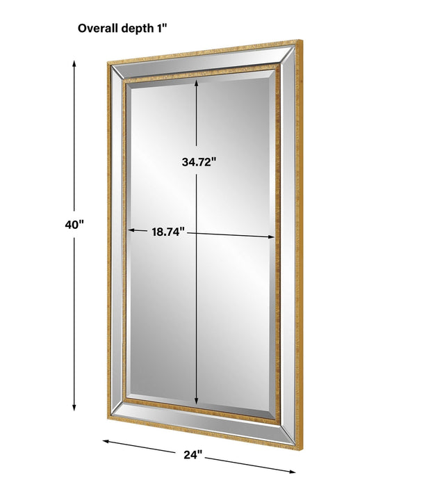 Dimitri Gold Wall Mirror - SHINE MIRRORS AUSTRALIA