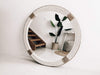 Dune White Round Wall Mirror - SHINE MIRRORS AUSTRALIA