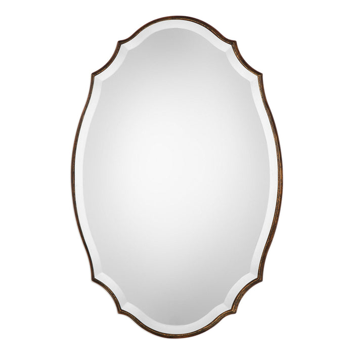 Elena Oval Bronze Wall Mirror - SHINE MIRRORS AUSTRALIA