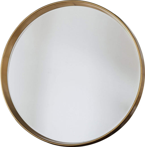 Hank Round Gold Wall Mirror - SHINE MIRRORS AUSTRALIA