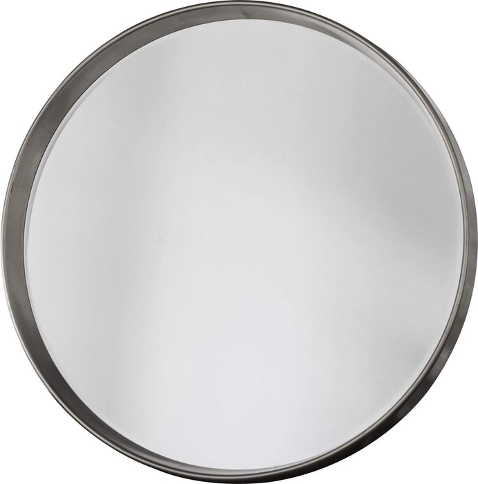 Hank Round Silver Wall Mirror - SHINE MIRRORS AUSTRALIA