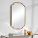 Iris Antiqued Gold Wall Mirror - SHINE MIRRORS AUSTRALIA