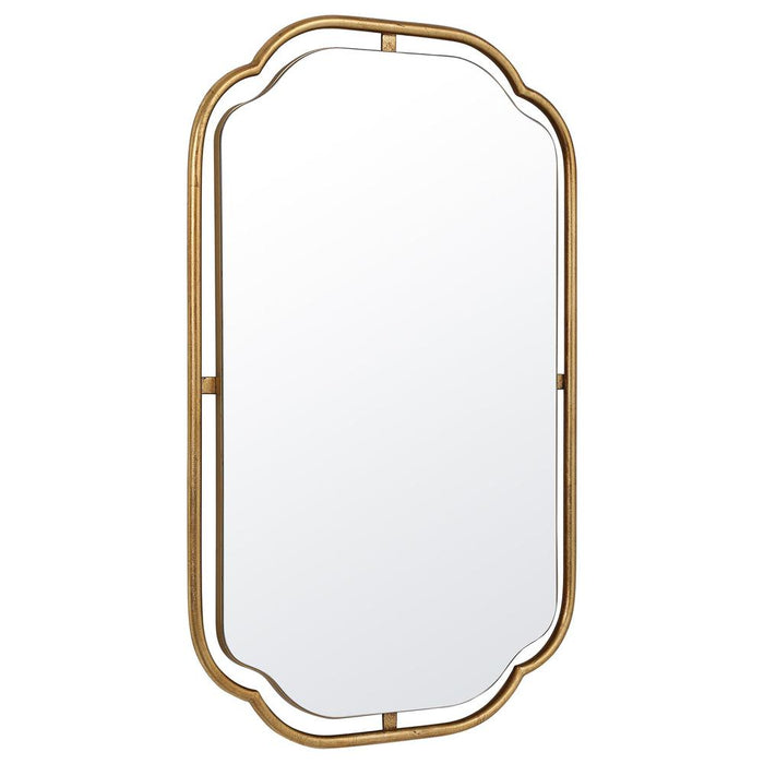 Iris Antiqued Gold Wall Mirror - SHINE MIRRORS AUSTRALIA