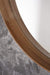 Karina Round Oak Wall Mirror - SHINE MIRRORS AUSTRALIA