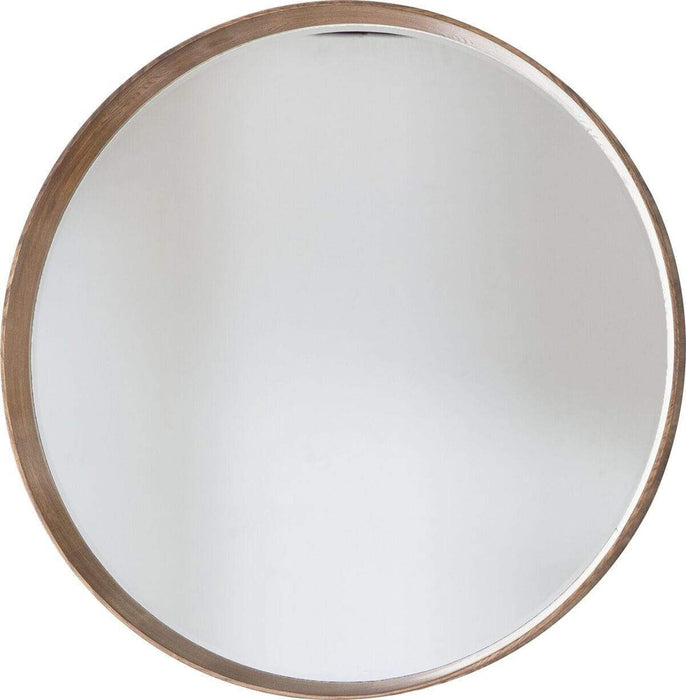 Karina Round Oak Wall Mirror - SHINE MIRRORS AUSTRALIA