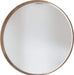 Karina Round Oak Wall Mirror - SHINE MIRRORS AUSTRALIA