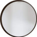 Karina Round Walnut Wall Mirror - SHINE MIRRORS AUSTRALIA