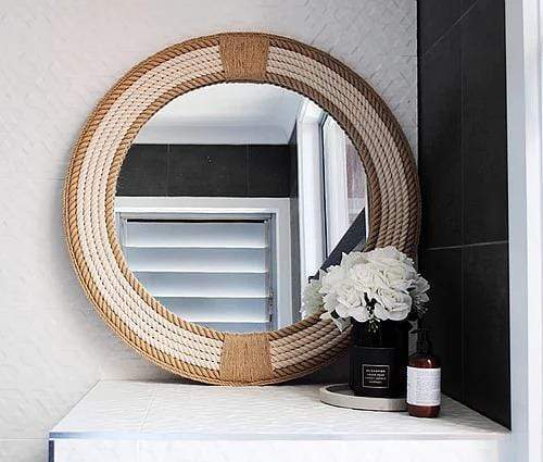 Maui Round Rope Wall Mirror - SHINE MIRRORS AUSTRALIA