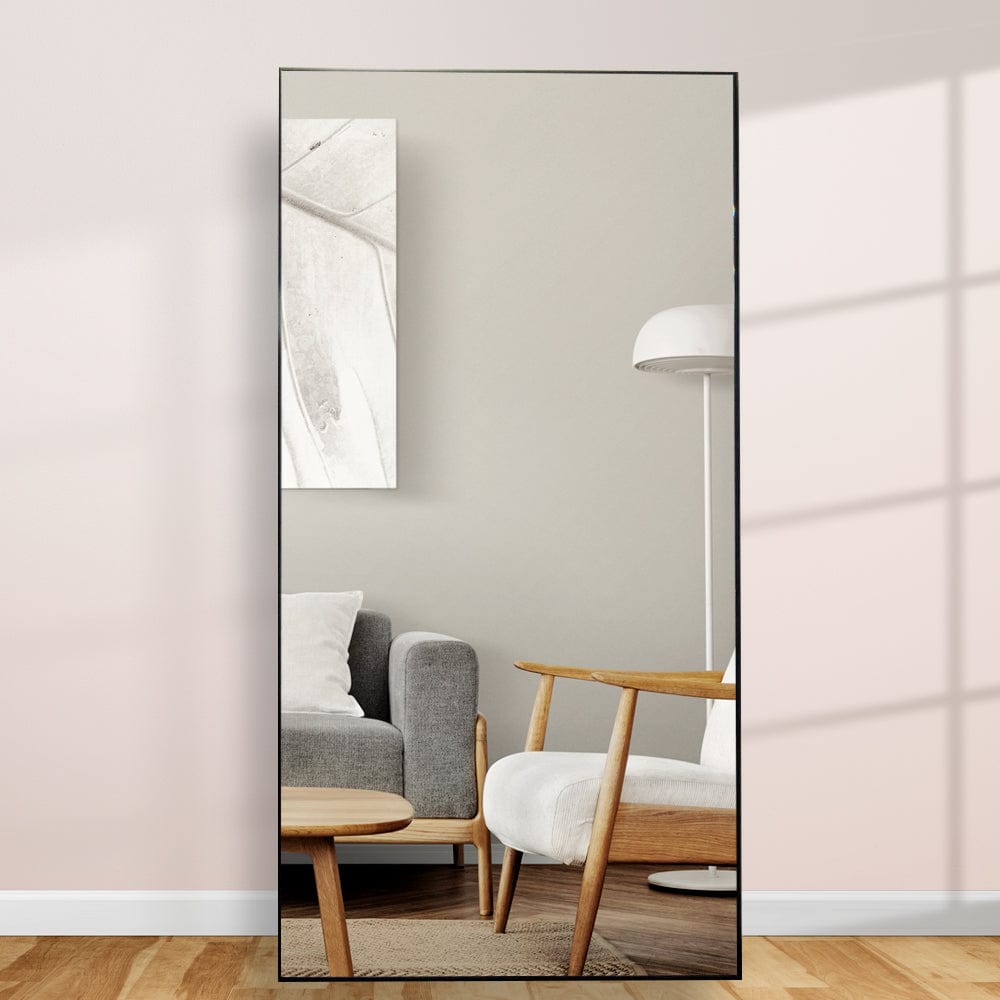 Megan Black Slim Wall Mirror — SHINE MIRRORS AUSTRALIA