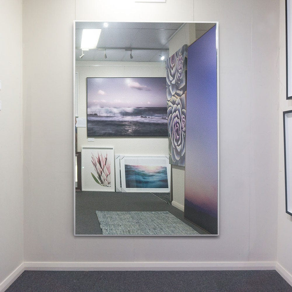 Megan White Slim Wall Mirror — SHINE MIRRORS AUSTRALIA