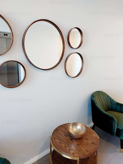 Reiko Round Wall Mirror - SHINE MIRRORS AUSTRALIA