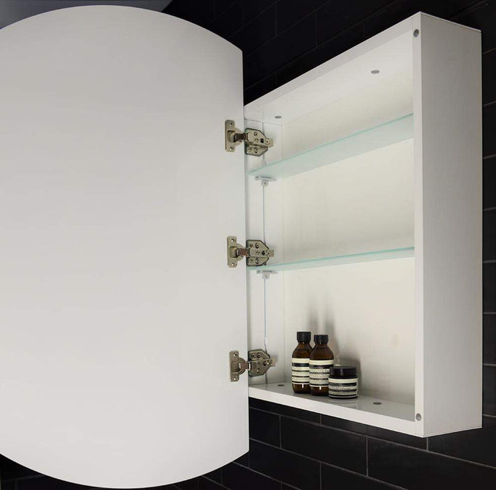 Remer Pearl Backlit LED Bathroom Mirror Cabinet - SHINE MIRRORS AUSTRALIA