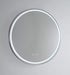 Sphere Gun Metal Round Backlit LED Bathroom Mirror - SHINE MIRRORS AUSTRALIA